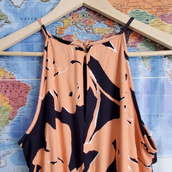 Floral hawaiian pattern midi-maxi dress - Picture 4 of 4